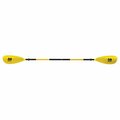 Complete Athlete 240 cm Bounce X-Grip Kayak Aluminum Paddle, Yellow - 2 Piece CO3031555